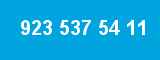 923 537 54 11 923 537 54 11